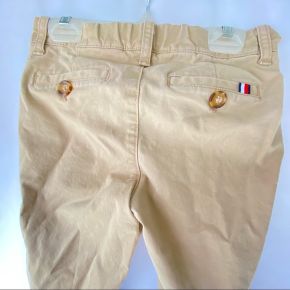 Tommy Hilfiger Pants Boys Small Sz 8 Beige Stretch Chino Khaki Slim Fit Trousers - Picture 11 of 15